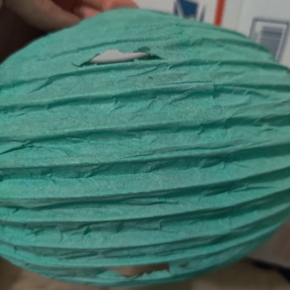 IKEA Other Ikea Green Paper Lantern Lamp Poshmark